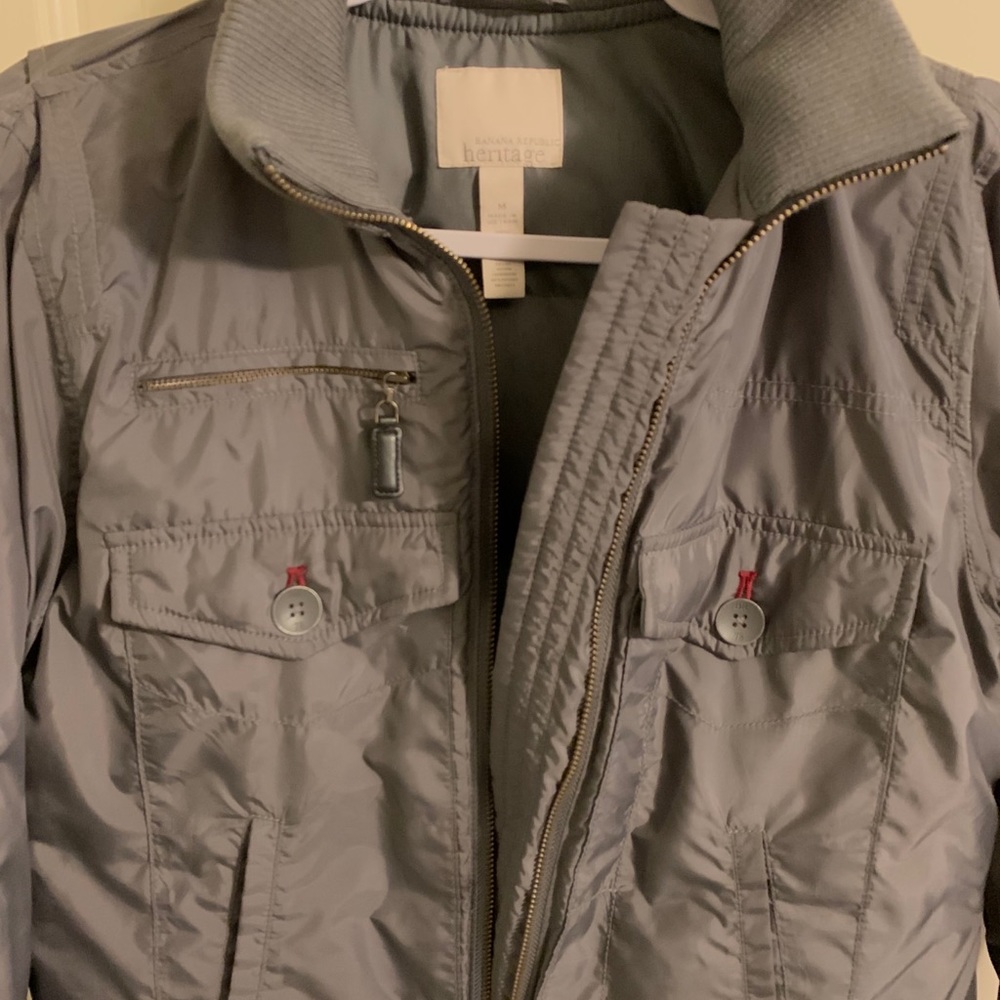 Gray Puffer Jacket - image 3
